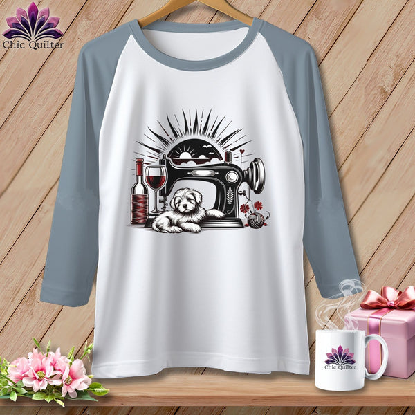 MyDesigns Physical Item White/Denim / XS My Favorite Things ~ Raglan 3/4 Sleeve Tee