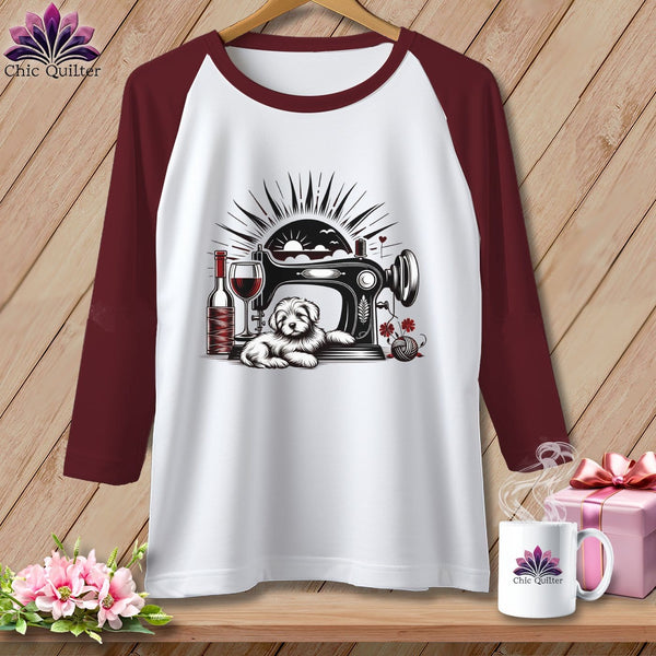 MyDesigns Physical Item White/Maroon / XS My Favorite Things ~ Raglan 3/4 Sleeve Tee