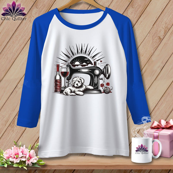 MyDesigns Physical Item White/Royal / S My Favorite Things ~ Raglan 3/4 Sleeve Tee