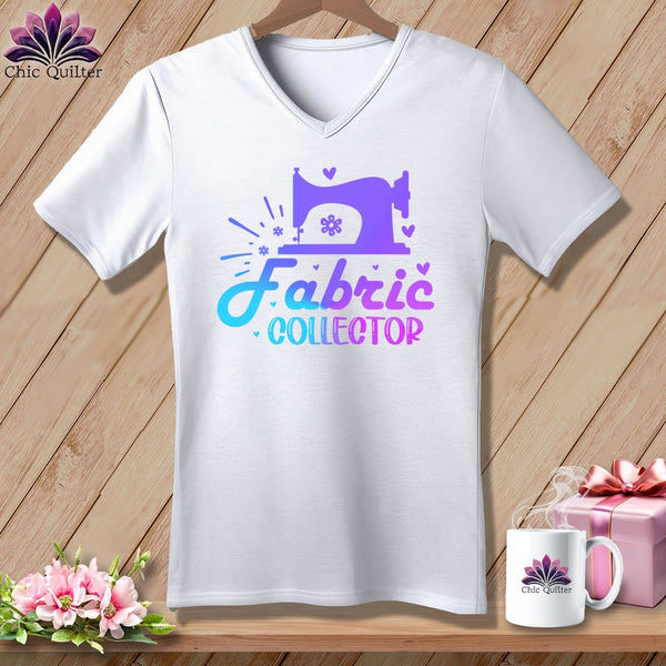 MyDesigns Physical Item White / S Fabric Collector ~SuperSoft V-Neck Tee