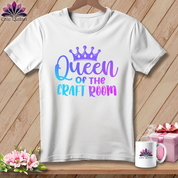 MyDesigns Physical Item White / S Queen of the Craft Room ~Premium Tee