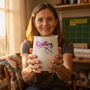 lifestyle scene ~ Quilting ~ Wine Sipper ~ Chic Quilter