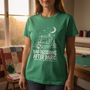 lifestyle scene ~ Midnight Quilt Mode ~ Comfort Colors Premium Tee ~ Chic Quilter