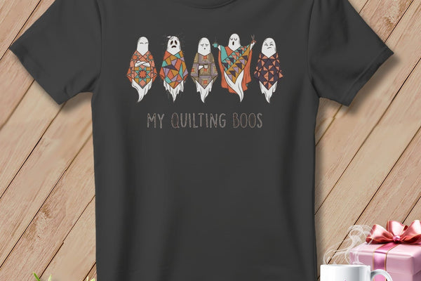My Quilting Boos ~ Relaxed Fit Tee ~ from the HOLIDAY - Haunted Threads collection