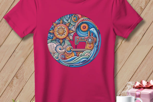 MyDesigns Physical Item Berry / S Threaded Dreams by the Sea ~ SuperSoft Relaxed Fit Tee