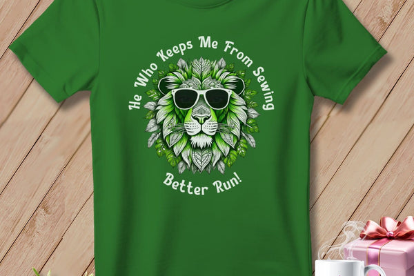 MyDesigns Physical Item Leaf / S Better Run - Sewing Lime ~ Relaxed Fit Tee