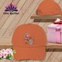 MyDesigns Physical Item One size / Burnt Orange Quilt Hair Don’t Care ~ Pip Patchlet ~ Distressed Baseball Cap