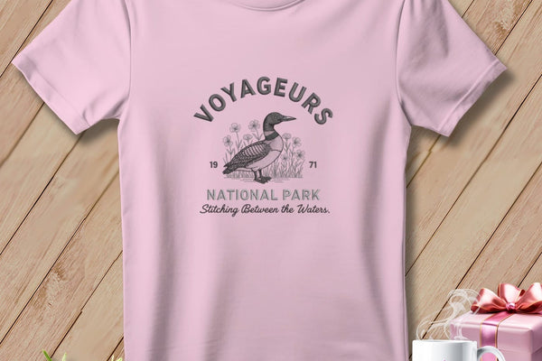 MyDesigns Physical Item S / Blossom Voyageurs National Park, Stitchin In Beauty ~ Premium Tee