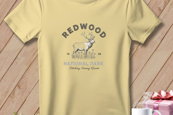 MyDesigns Physical Item S / Butter Redwood National Park, Stitchin In Beauty ~ Premium Tee