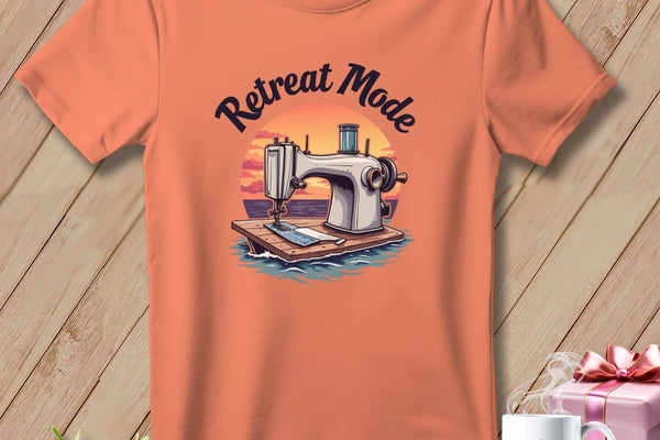 MyDesigns Physical Item S / Heather Sunset Floating Retreat ~ Relaxed Fit Tee