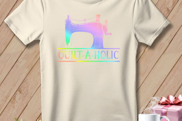 MyDesigns Physical Item S / Natural Quilt-a-Holic ~ Relaxed Fit Tee
