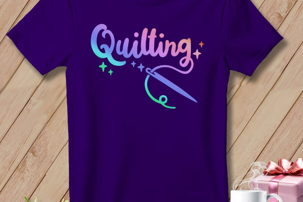 MyDesigns Physical Item S / Team Purple Quilting ~ Relaxed Fit Tee