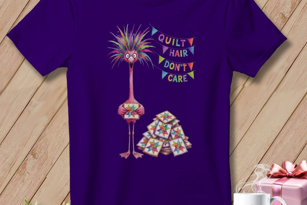 MyDesigns Physical Item S / Team Purple Starla Flamingle ~ Relaxed Fit Tee