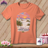 MyDesigns Physical Item S / Heather Sunset White Sands National Park, Stitchin in ~ Relaxed Fit Tee
