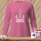 Pink long sleeve shirt with 