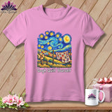 Pink t-shirt with 