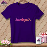 Purple t-shirt with 