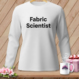 White long-sleeve shirt with 