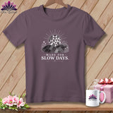Purple t-shirt with 