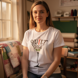 lifestyle scene ~ Quilt-Aholic Martini ~ Women's Fit Tee