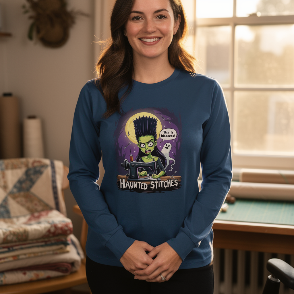 lifestyle scene ~ This is Madness ~ Comfort Color Premium Long Sleeve Tee