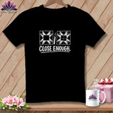 Black t-shirt with 