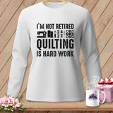 White long-sleeve shirt with 
