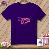 Purple t-shirt with 
