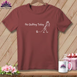 Maroon t-shirt with 