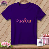 Purple t-shirt with 