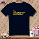 Navy t-shirt with 
