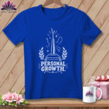 Royal blue t-shirt with 