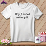 White t-shirt with 