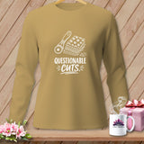 Long sleeve tan shirt with 