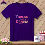 Purple t-shirt with 