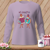 Lilac shirt with 