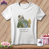 White t-shirt with 