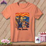 Orange t-shirt with 