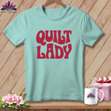 Light teal t-shirt with 