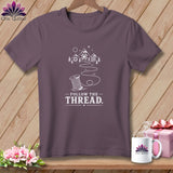 Purple t-shirt with 