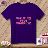 Purple t-shirt with 