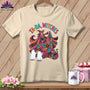 "Ta-Da, Witches" Halloween t-shirt with witch and ghosts.
