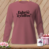 Long sleeve dusty rose shirt with 