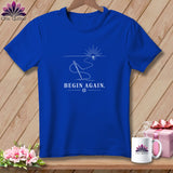 Blue t-shirt with 