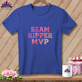 Royal blue t-shirt with 