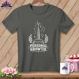 Dark grey t-shirt with white 