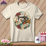 Cream t-shirt with 