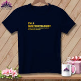 Navy t-shirt with 