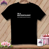 Black t-shirt with 