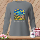 Long-sleeve shirt featuring a 